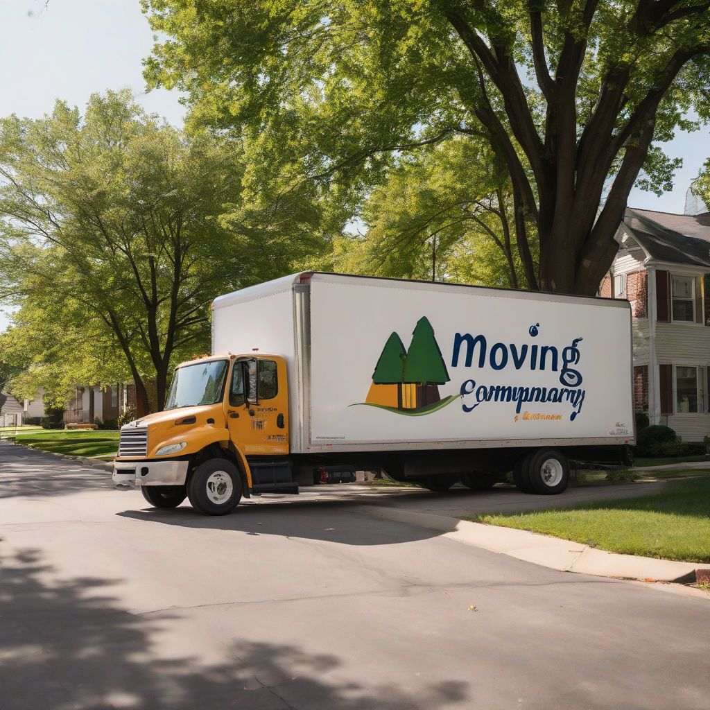 Moving truck in St. Louis